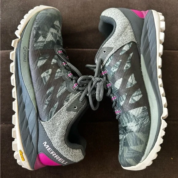 NWOT MERRELL ANTORA 2 PRINT TRAIL RUNNING SHOES WOMEN'S Size 5.5 - Picture 2 of 7